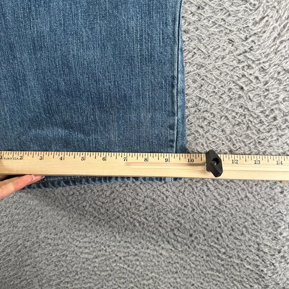 VTG Polo Ralph Lauren Jeans Men 36x30‎ Blue Denim Straight Baggy Workwear Faded